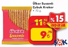 ÜLKER SUSAMLI ÇUBUK KRAKER